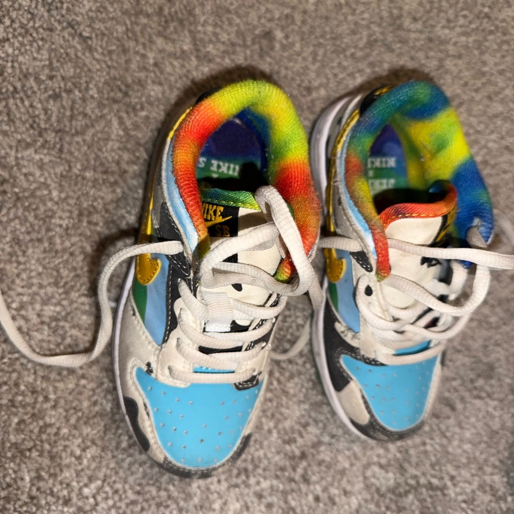 Nike Kids Blue and Multicolor Sneakers